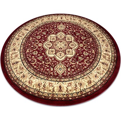 Dywan ROYAL ADR koło wzór 521 bordo