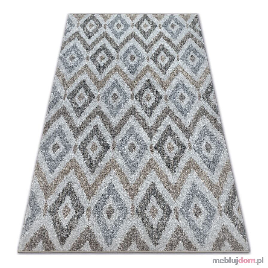 Dywan SOFT 6024 ROMBY krem / beż / brąz