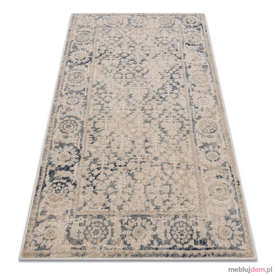 Dywan NAIN Ramka ornament vintage 68981/50955 beż / granat