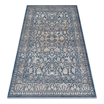 Dywan NAIN Ornament, ramka, vintage 7557/51644 beż / niebieski