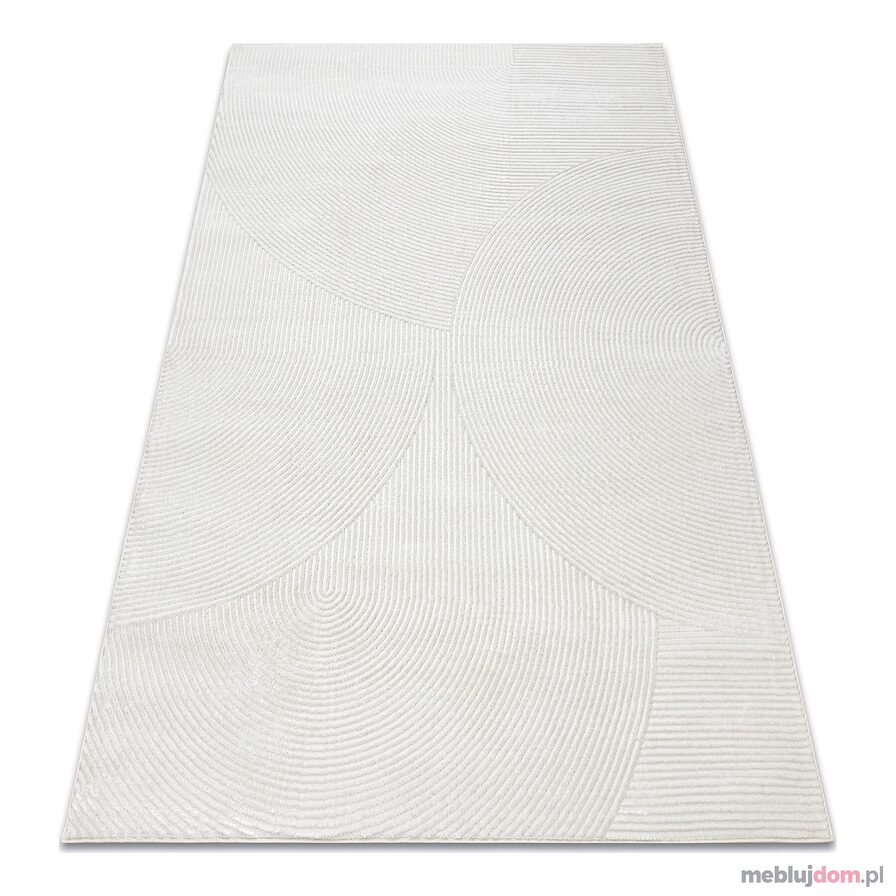 Dywan BALANCE 0194 krem - Geometryczny, strukturalny, glamour 