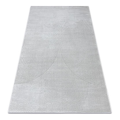 Dywan BALANCE 0194 szary - Geometryczny, strukturalny, glamour 