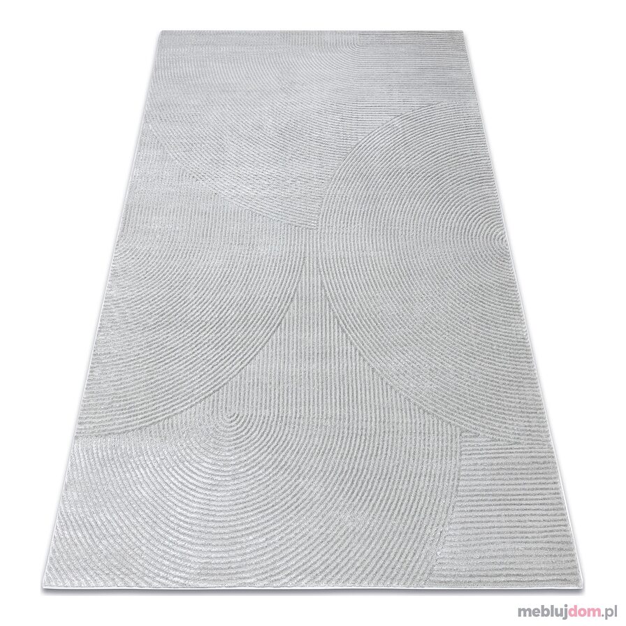 Dywan BALANCE 0194 szary - Geometryczny, strukturalny, glamour 
