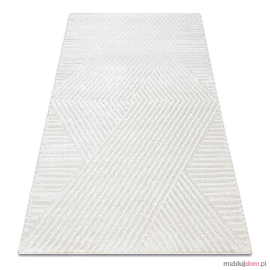 Dywan BALANCE 1503 krem - Geometryczny, strukturalny, glamour 