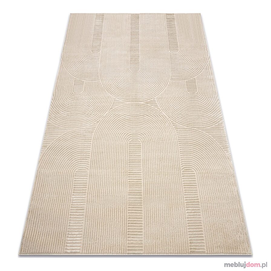 Dywan BALANCE 9086 taupe - Geometryczny, strukturalny, glamour 