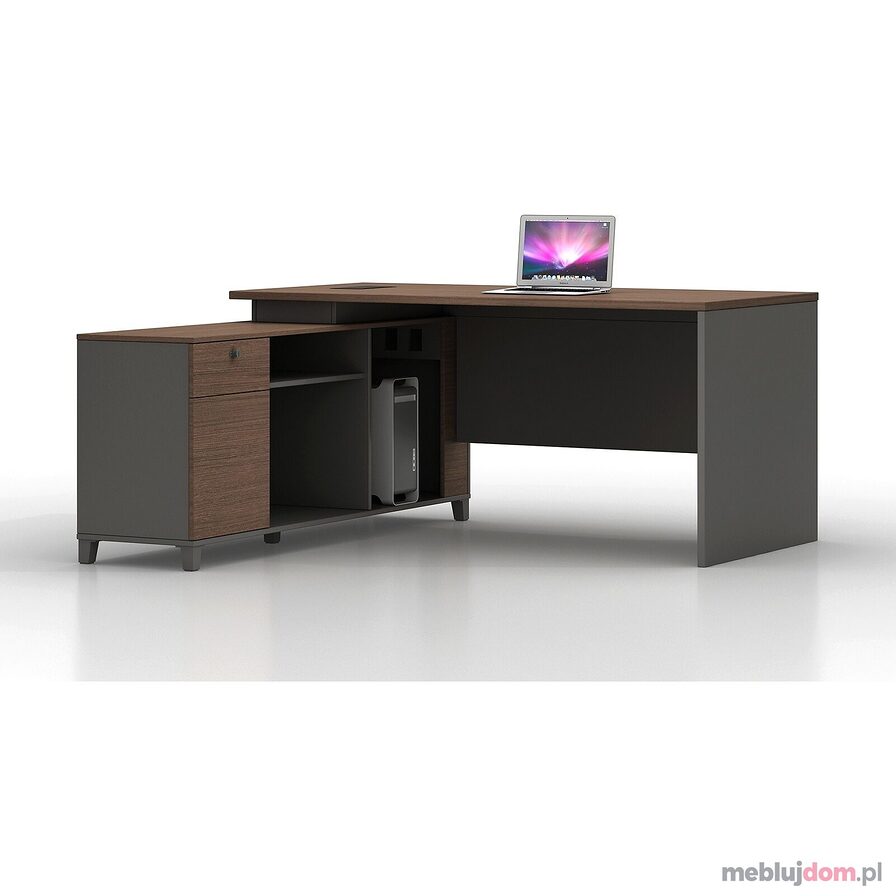 Biurko narożne Angel LOFT WORK 160 - stylowe i funkcjonalne - MeblujDom.pl