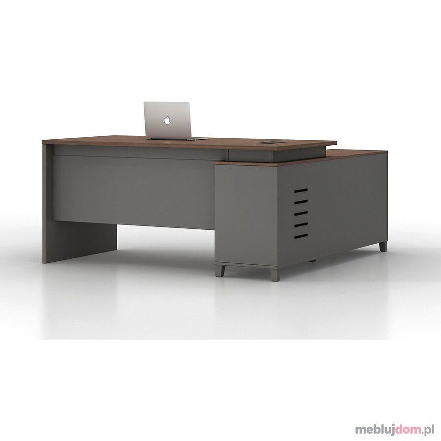 Biurko narożne Angel LOFT WORK 160 - stylowe i funkcjonalne - MeblujDom.pl
