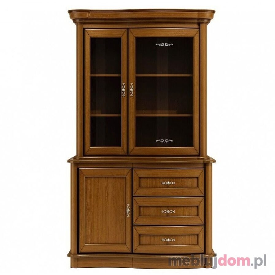 Witryna na cokole w kolonialnym stylu CAREN C18+C19