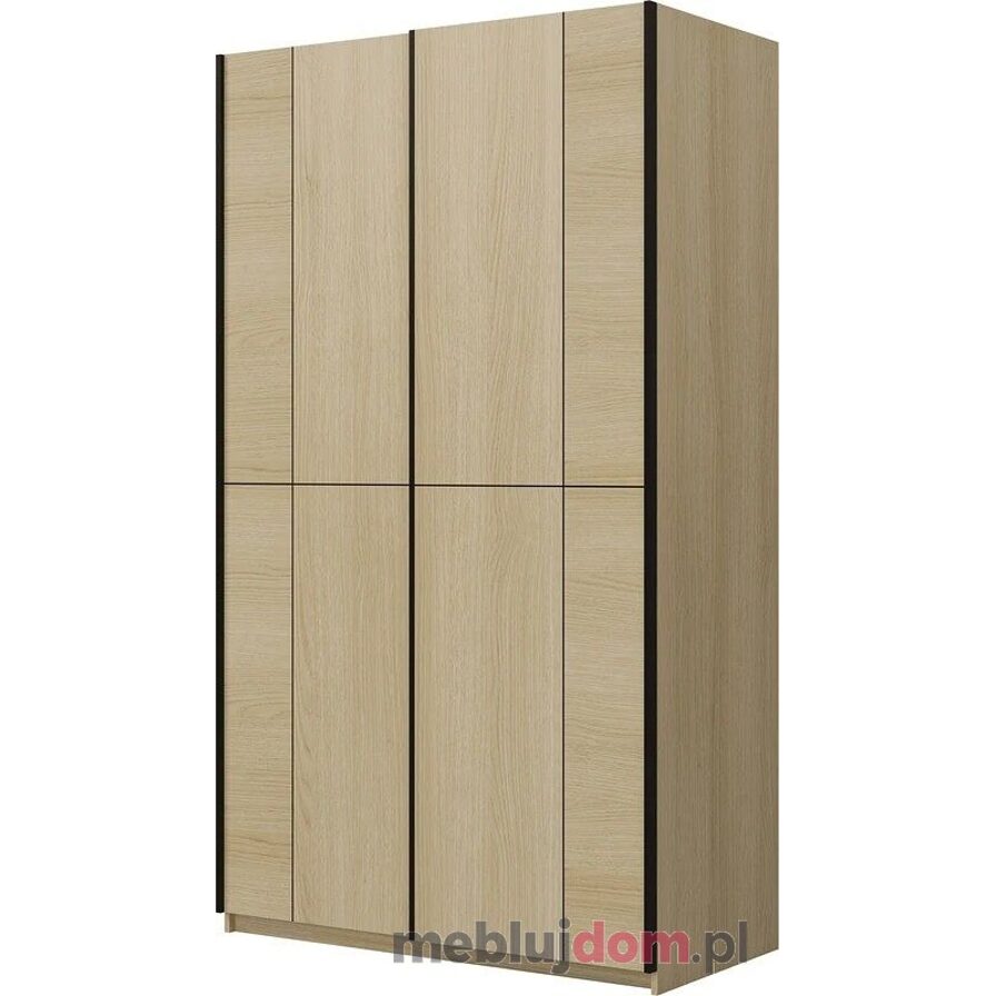 Szafa dwudrzwiowa CUBE 64 w odcieniu dębu Lindberg
