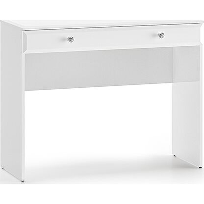 Toaletka GLAMOUR 0501 w białym odcieniu z szufladą