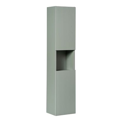 Wisząca szafka łazienkowa wysoka REED GREEN D 80-03-2D - szałwia