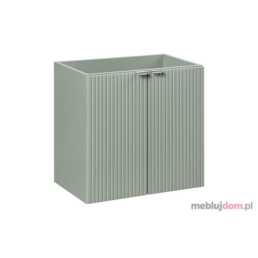 Dwudrzwiowa wisząca szafka pod umywalkę REED GREEN D 82-60-2D - szałwia