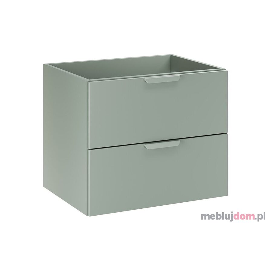 Szafka pod umywalkę ASTER GREEN 82-60-46-2S w odcieniu zieleni - aloes