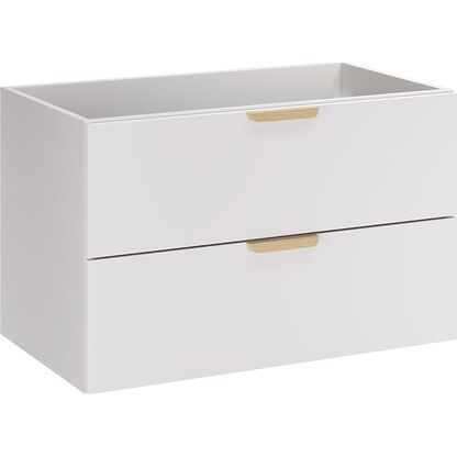 Szafka pod umywalkę ASTER WHITE 82-80-46-2S w białym odcieniu