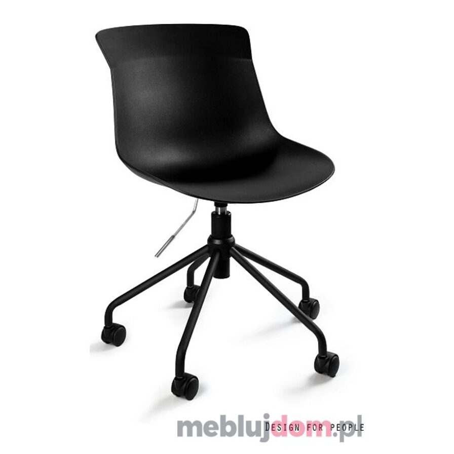 Krzesło EASY na kółkach czarny