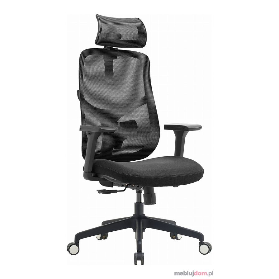 Fotel biurowy ergonomiczny ERGONOBLE 3051 czarny