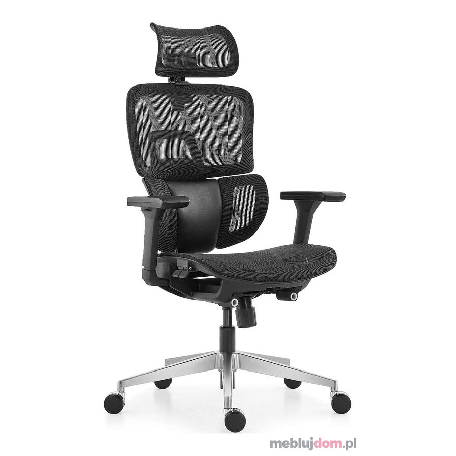 Fotel biurowy ergonomiczny ERGONOBLE 3057 czarny