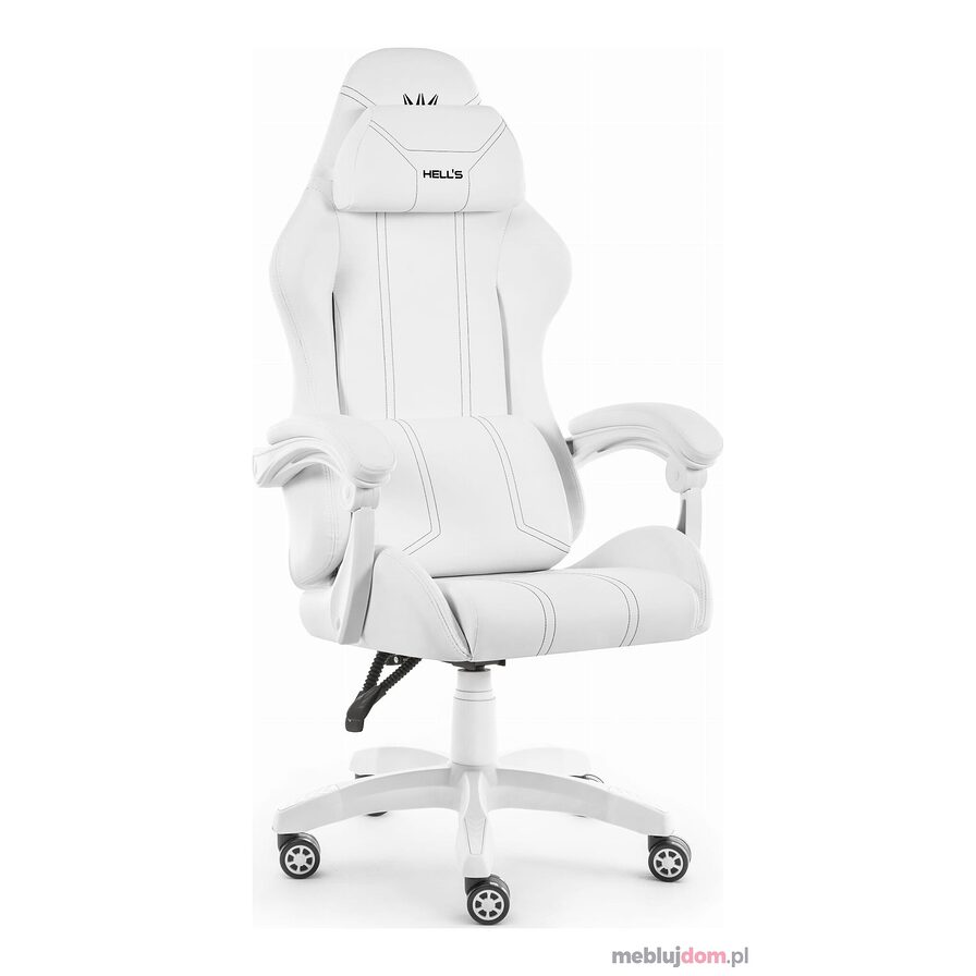 Fotel gamingowy HC-1014 Ekoskóra biały 