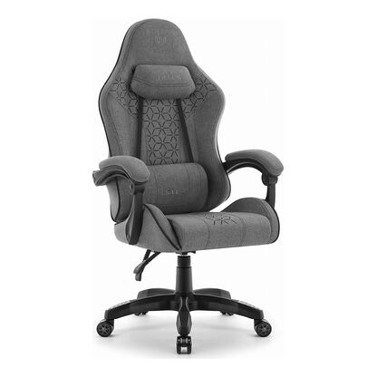 Fotel gamingowy HC-1008 2.0 szary + czarny