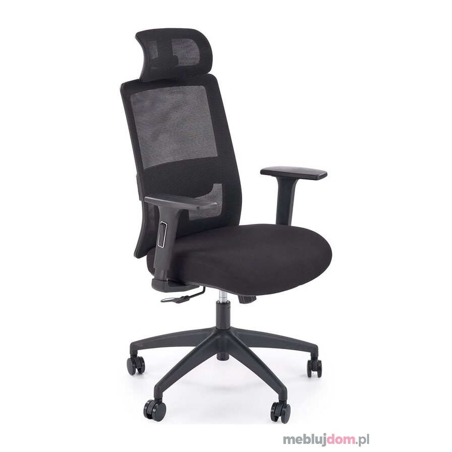 Czarny fotel ergonomiczny SWIFT Halmar