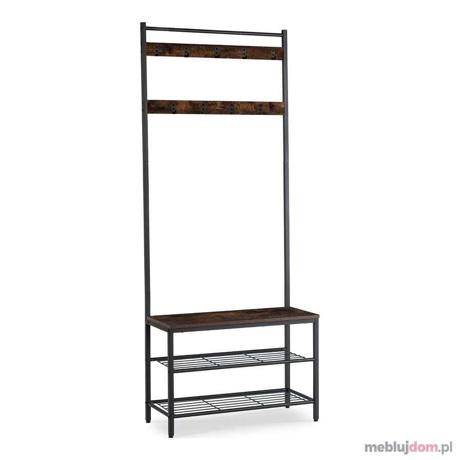 Wieszak stojący JETT 70 cm w kolorze dąb rustykalny