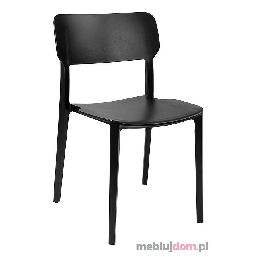 Krzesło AGAT PREMIUM czarne - polipropylen