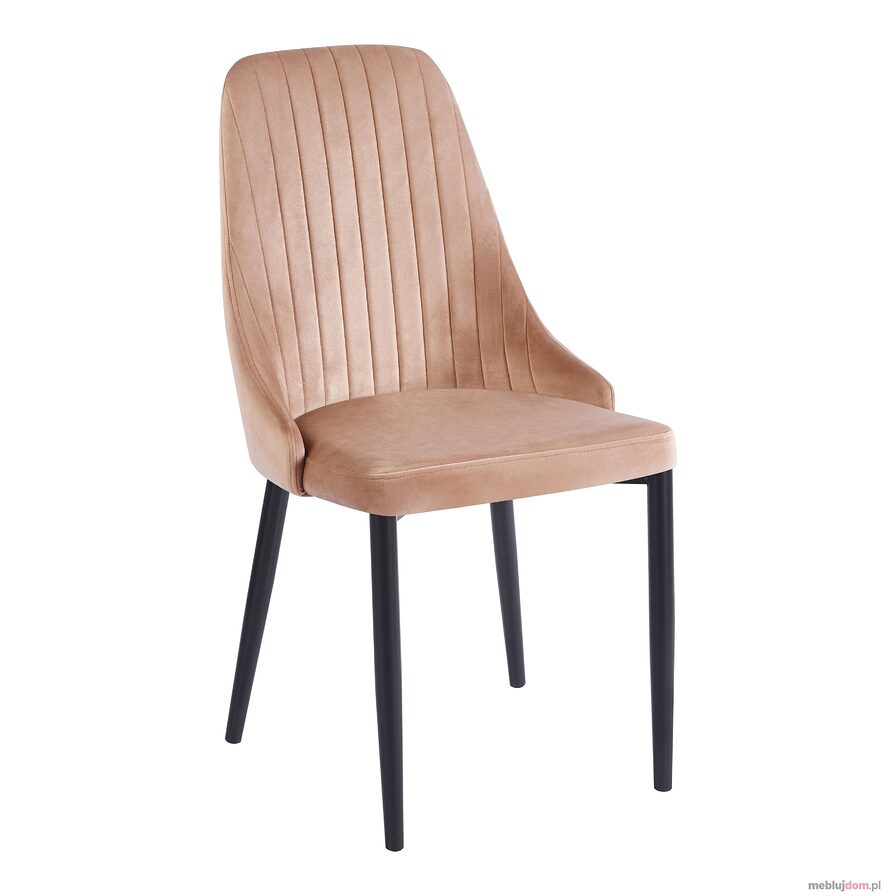 K44-FX Krzesło velvet - Riviera 24 cappuccino