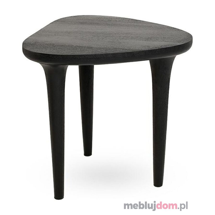 MaMaison stolik LAMINAR 49 czarny / drewno