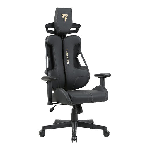 FB42-FX Fotel obrotowy gamingowy - czarny