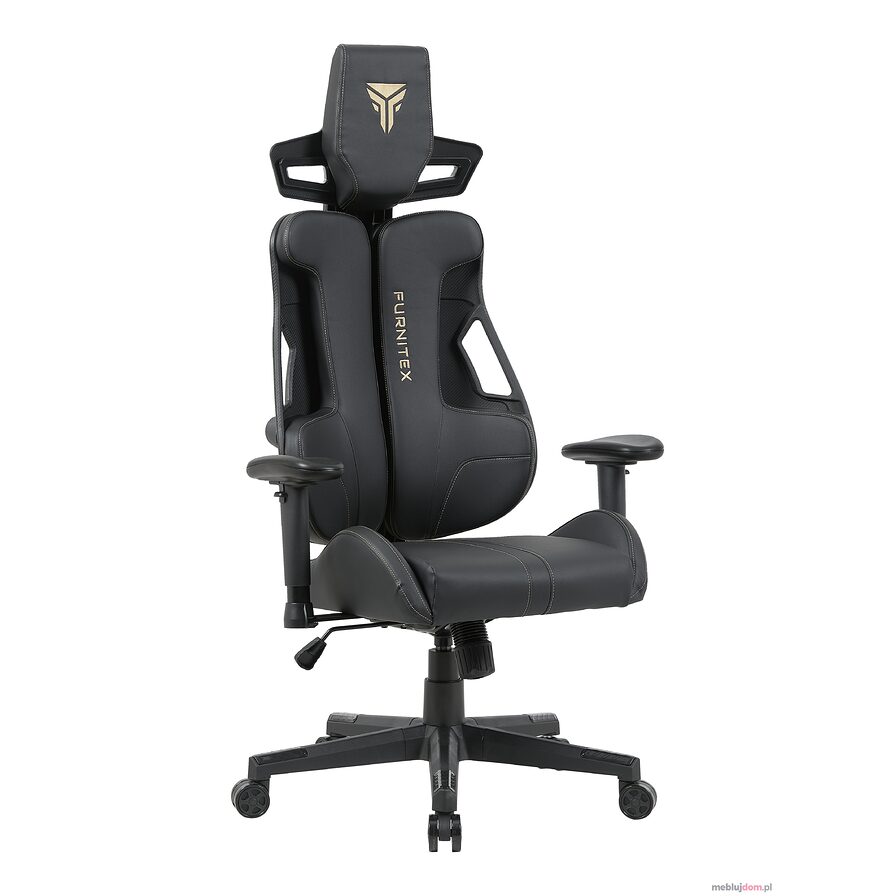 FB42-FX Fotel obrotowy gamingowy - czarny