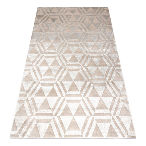 Dywan PEARL 51323C beż - Geometryczny, ekskluzywny, strukturalny