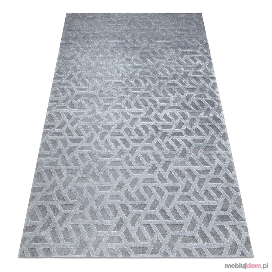 Dywan PEARL 51320D szary - Geometryczny, ekskluzywny, strukturalny