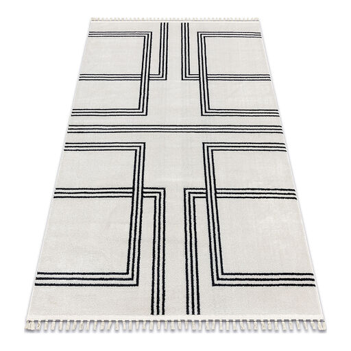 Dywan AMOUR 53091C krem - Geometryczny, linie nowoczesny, elegancki