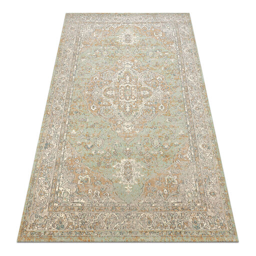 Dywan SOHO 477.01.LA402 wełniany OSTA - Ornament, rozeta naturalny zielony / beż