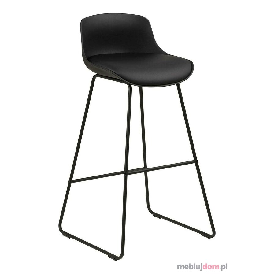 Stołek barowy TINA BLACK PU 94 - czarny