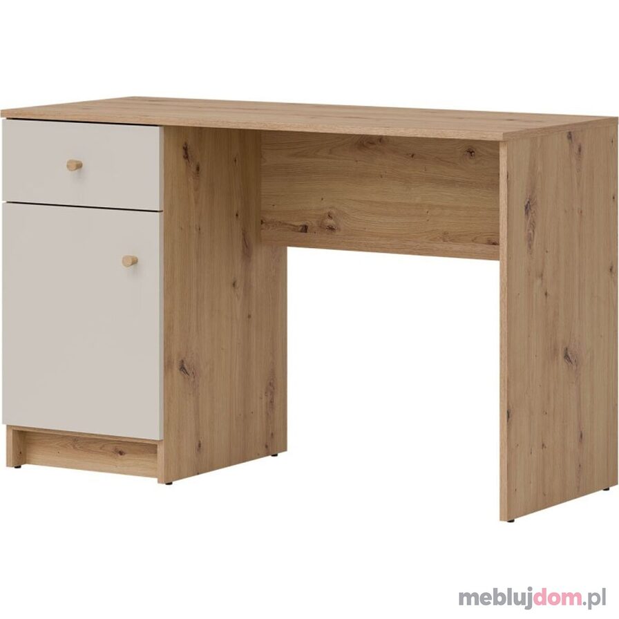 Biurko TIMO TM108 w odcieniu dębu artisan i kaszmir