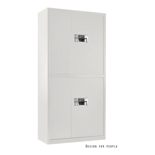 Szafa biurowa zamykana elektronicznie XD-032 Unique biała