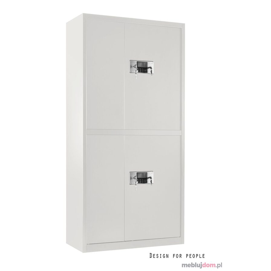 Szafa biurowa zamykana elektronicznie XD-032 Unique biała
