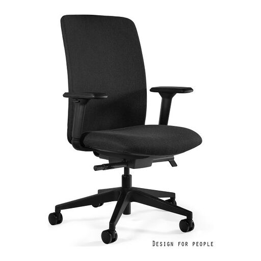 Fotel ergonomiczny ELI M Unique bezzagłówka kolor czarny