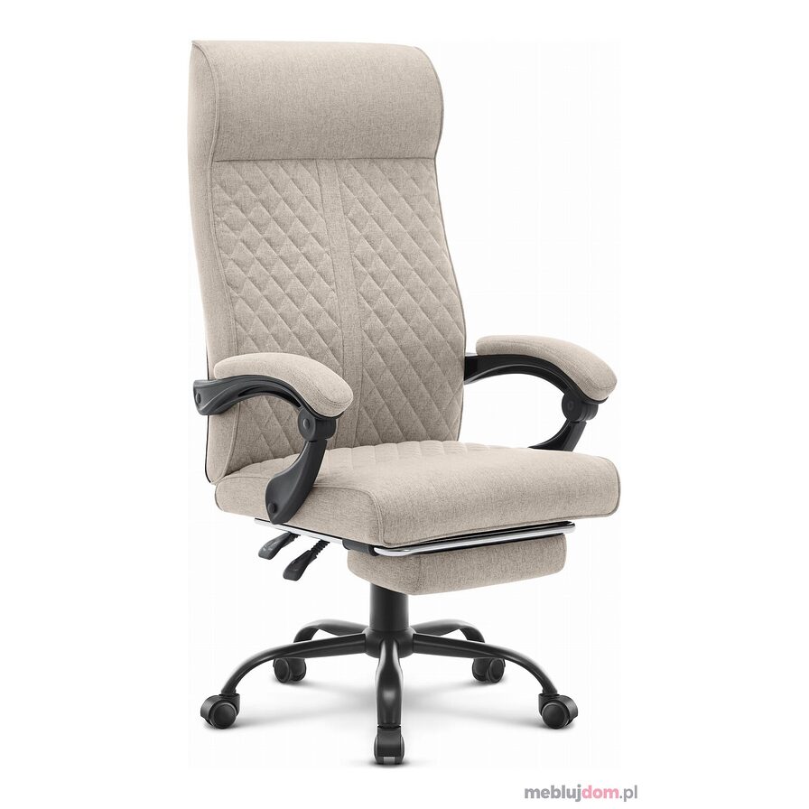 Fotel biurowy HC- 1030 Beige Beżowy Tkanina