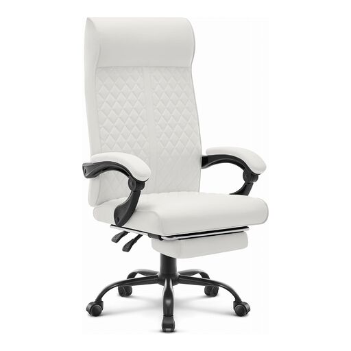 Fotel biurowy HC-1030 White Biały Ekoskóra