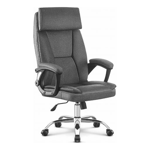 Fotel biurowy HC-1023 Szary Tkanina