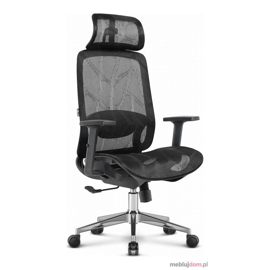 Fotel biurowy ergonomiczny HC-1042 Siatka - Czarny