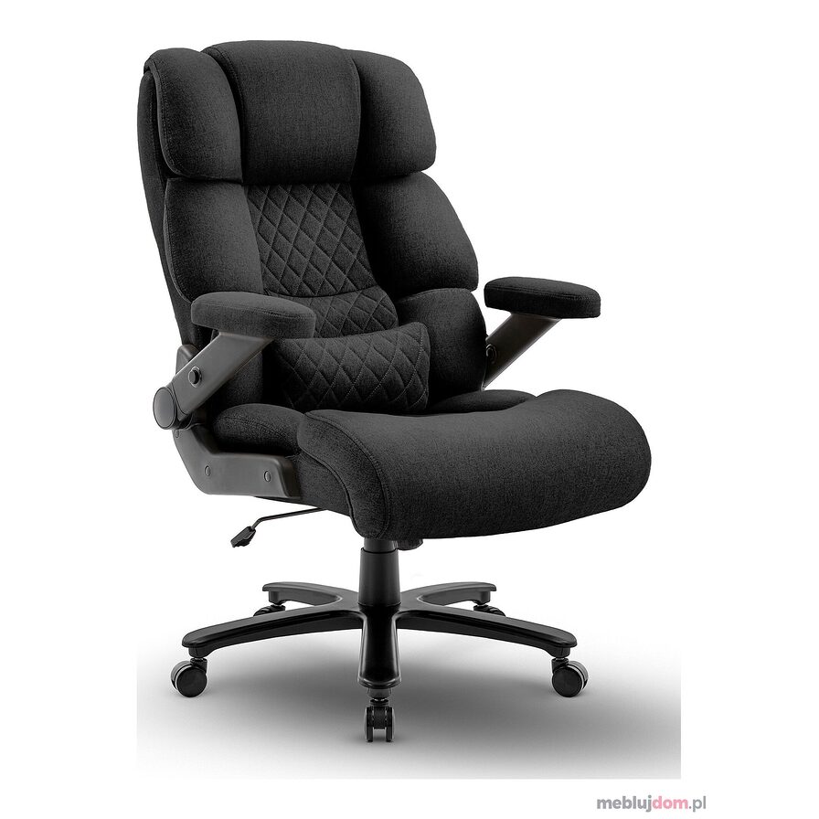 Fotel biurowy HC-1034 Black Czarny Tkanina