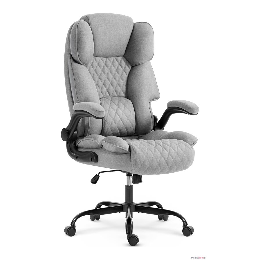 Fotel biurowy obrotowy HC-1033 Grey Szary Tkanina