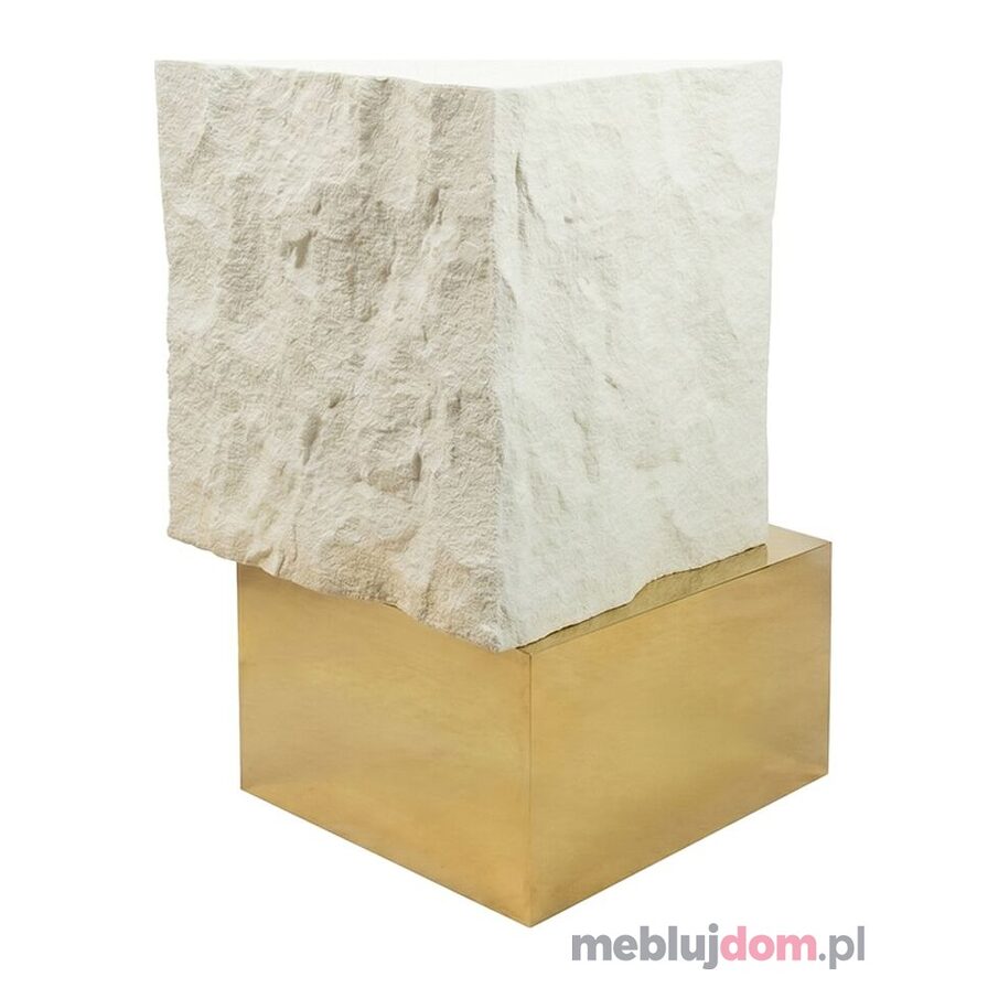 MaMaison stolik GILDA 45 beżowy / złoty