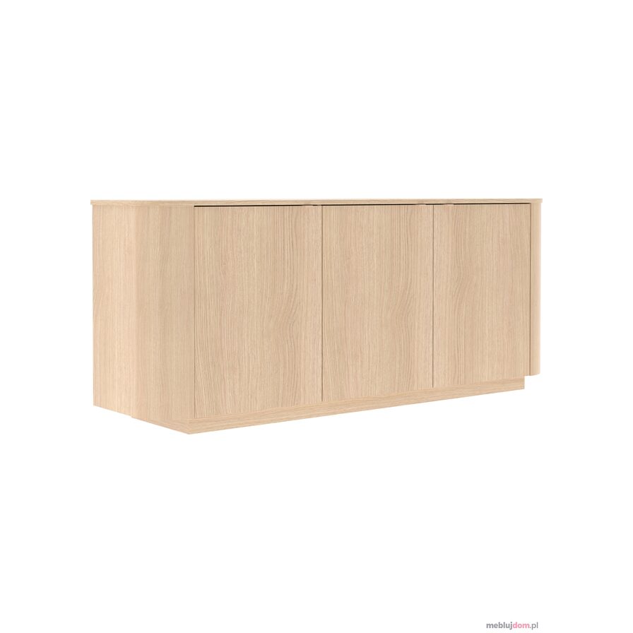 Komoda ADRIATICO 3D trzydrzwiowa w kolorze dąb lindberg
