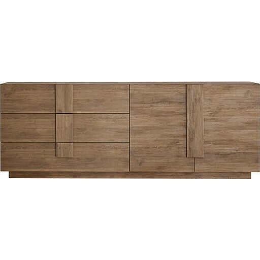 Komoda JUPITER 07 2D3SZ w odcieniu dąb mercure