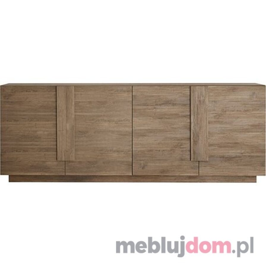 Komoda JUPITER 08 4D w odcieniu dąb mercure