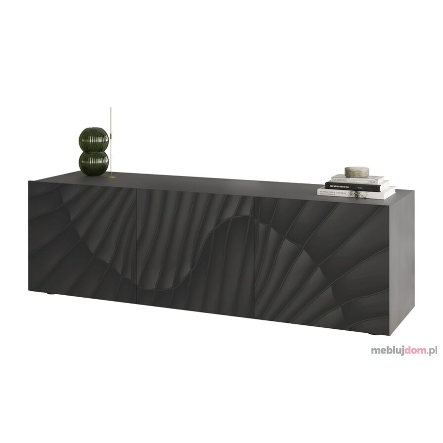 Komoda niska SNAKE 03 w odcieniu antracytowo-szarym